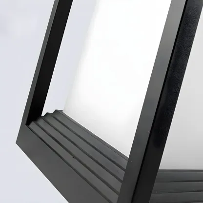 Modern Black Metal LED Post Cap Light for Outdoor Fences