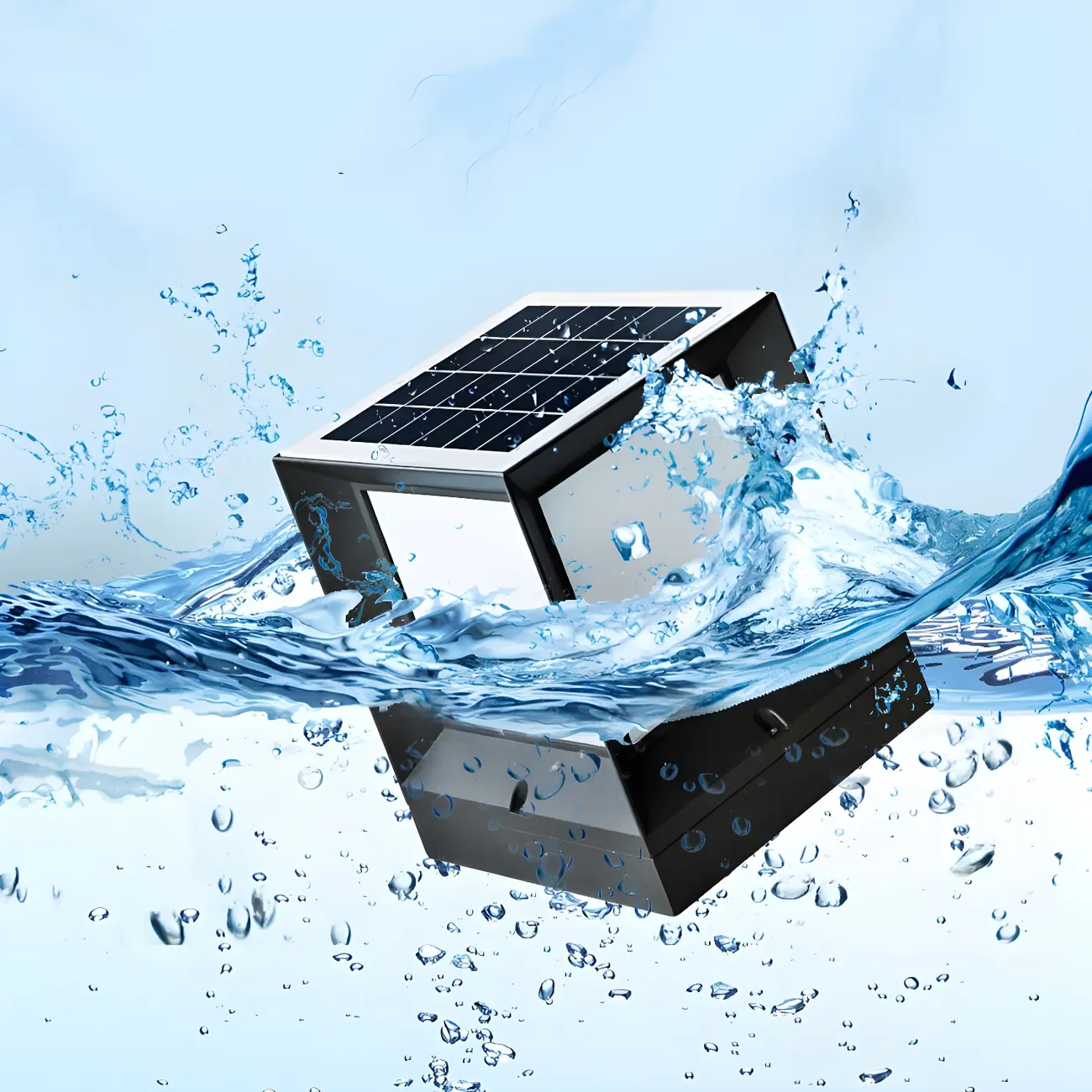 Outdoor Rectangle Solar LED Post Cap Light in Dimmable Image - 10 | homeyfad