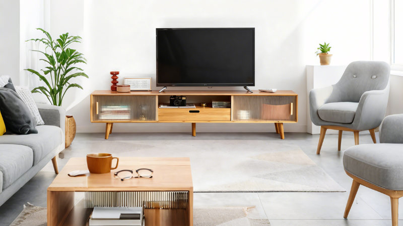 TV Stand for a 75-inch TV | homeyfad