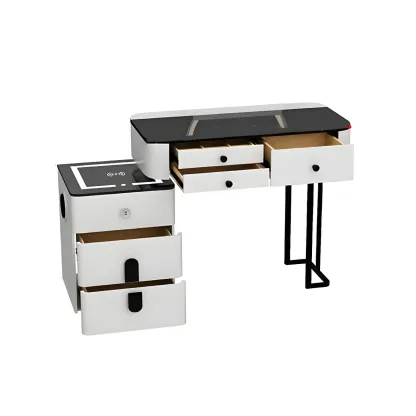 High Capacity Makeup Vanity Set with Lighted Mirror in Bear Shape