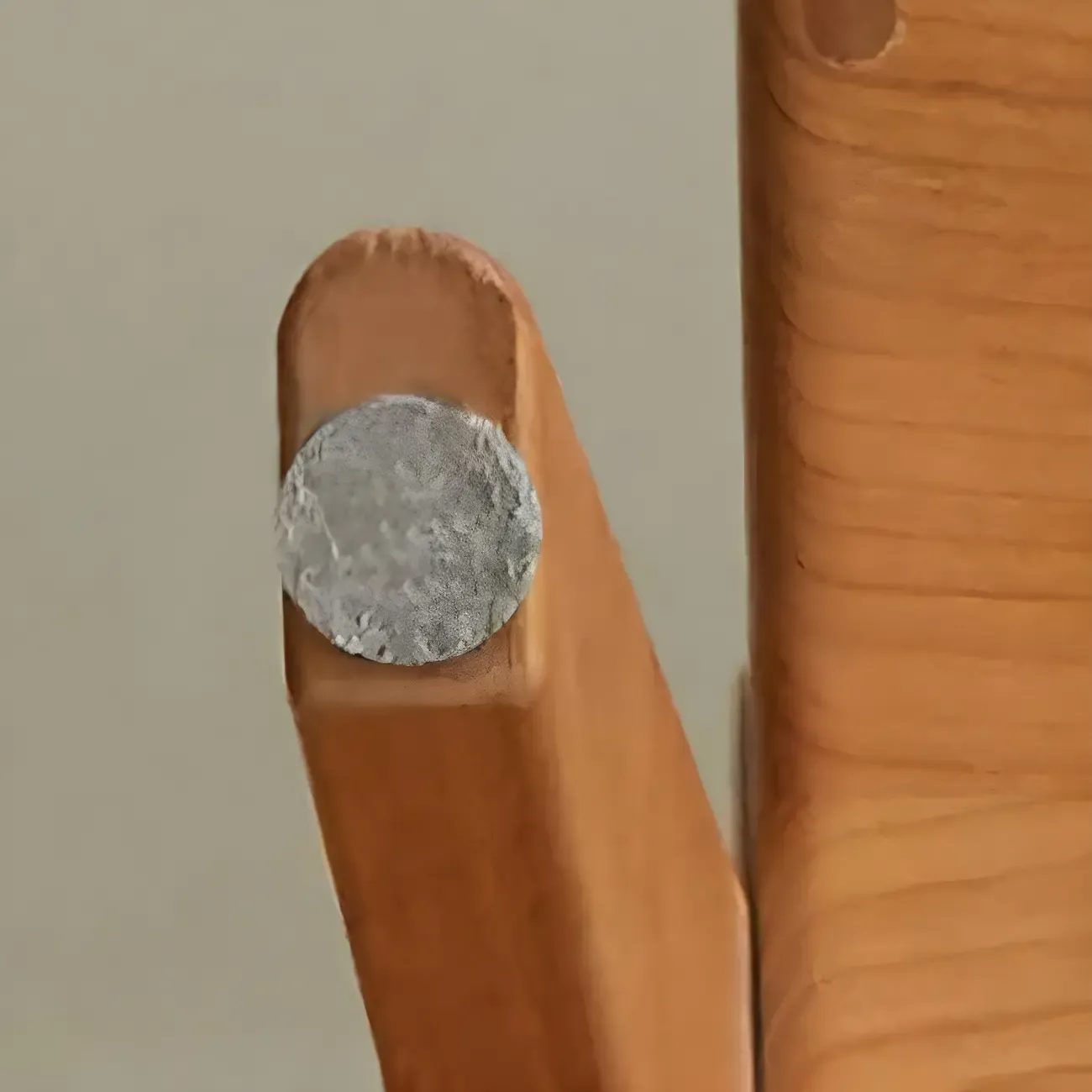 Unique Natural Finish Rattan Wood Nightstand with Storage Image - 12