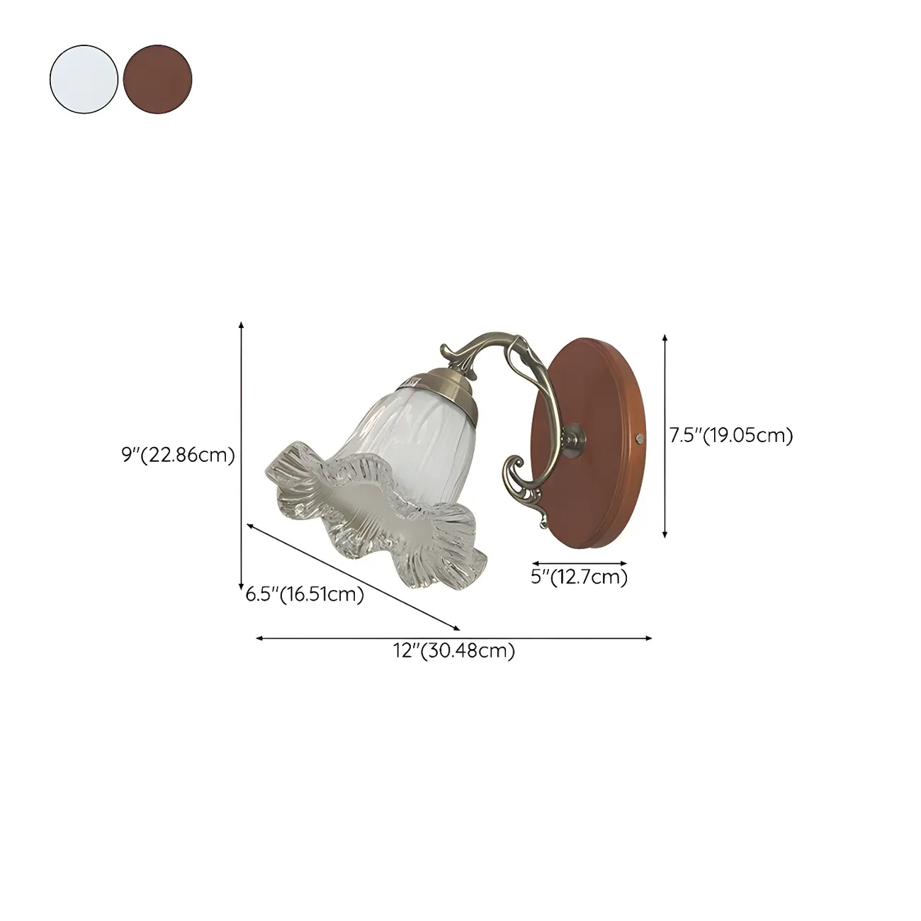 Vintage Wall Light Sconce Colorful Wall Light Fixture for Bedroom Image - 16 | homeyfad