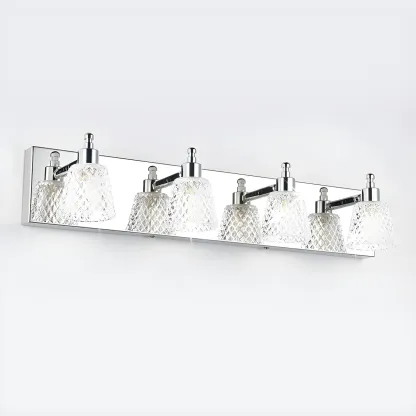 Crystal Glass Vanity Light Modern Style for Bathroom Image - 8