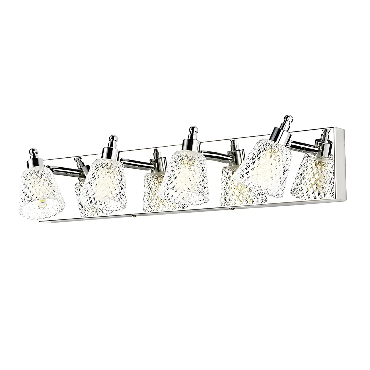 Crystal Glass Vanity Light Modern Style for Bathroom Image - 11
