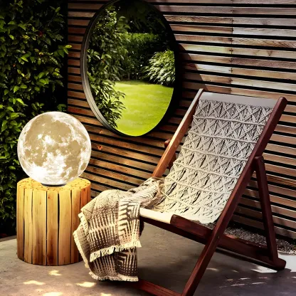 LED Moon Globe Post Cap Lights for Outdoor Pillars