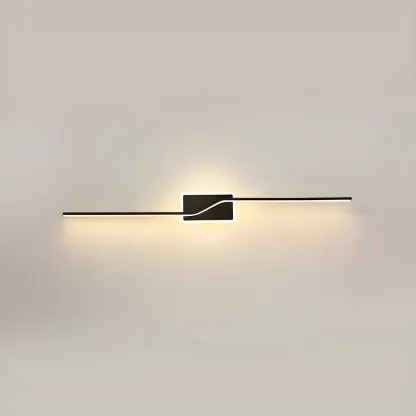 2-Light Bathroom Silica Gel Linear Gold Vanity Light Image - 15