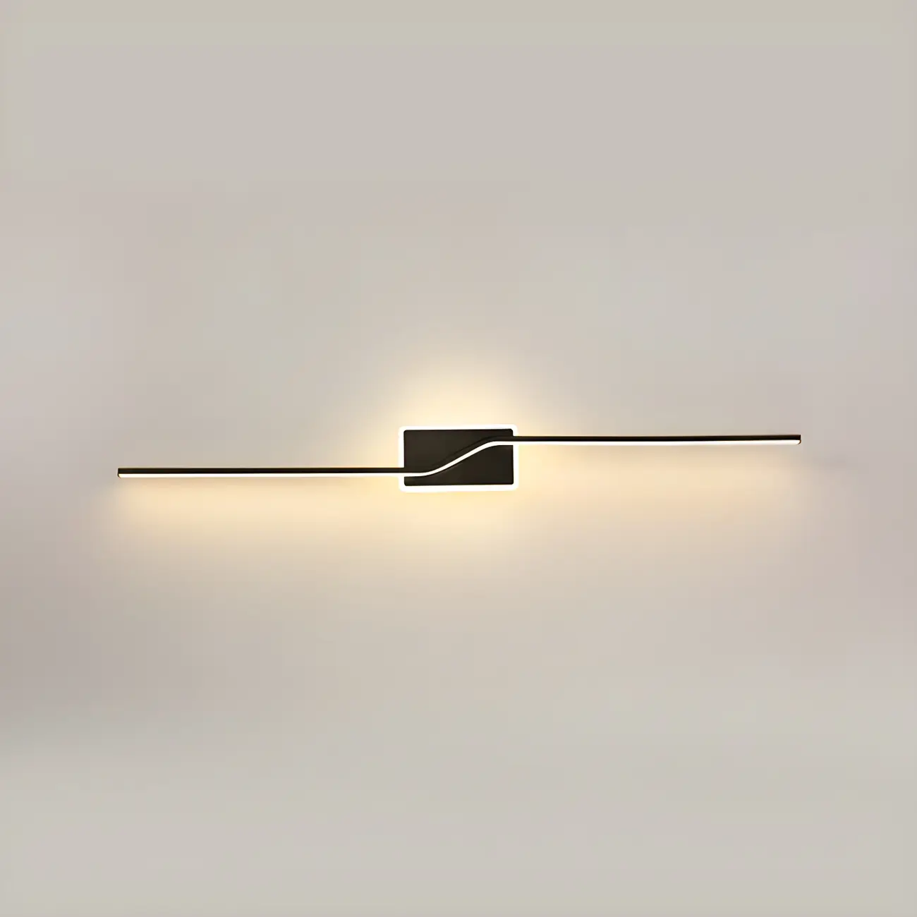 2-Light Bathroom Silica Gel Linear Gold Vanity Light Image - 16 | homeyfad