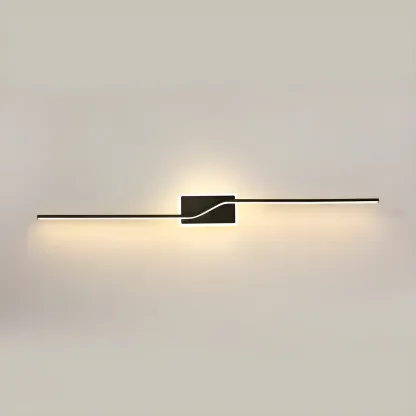 2-Light Bathroom Silica Gel Linear Gold Vanity Light Image - 17