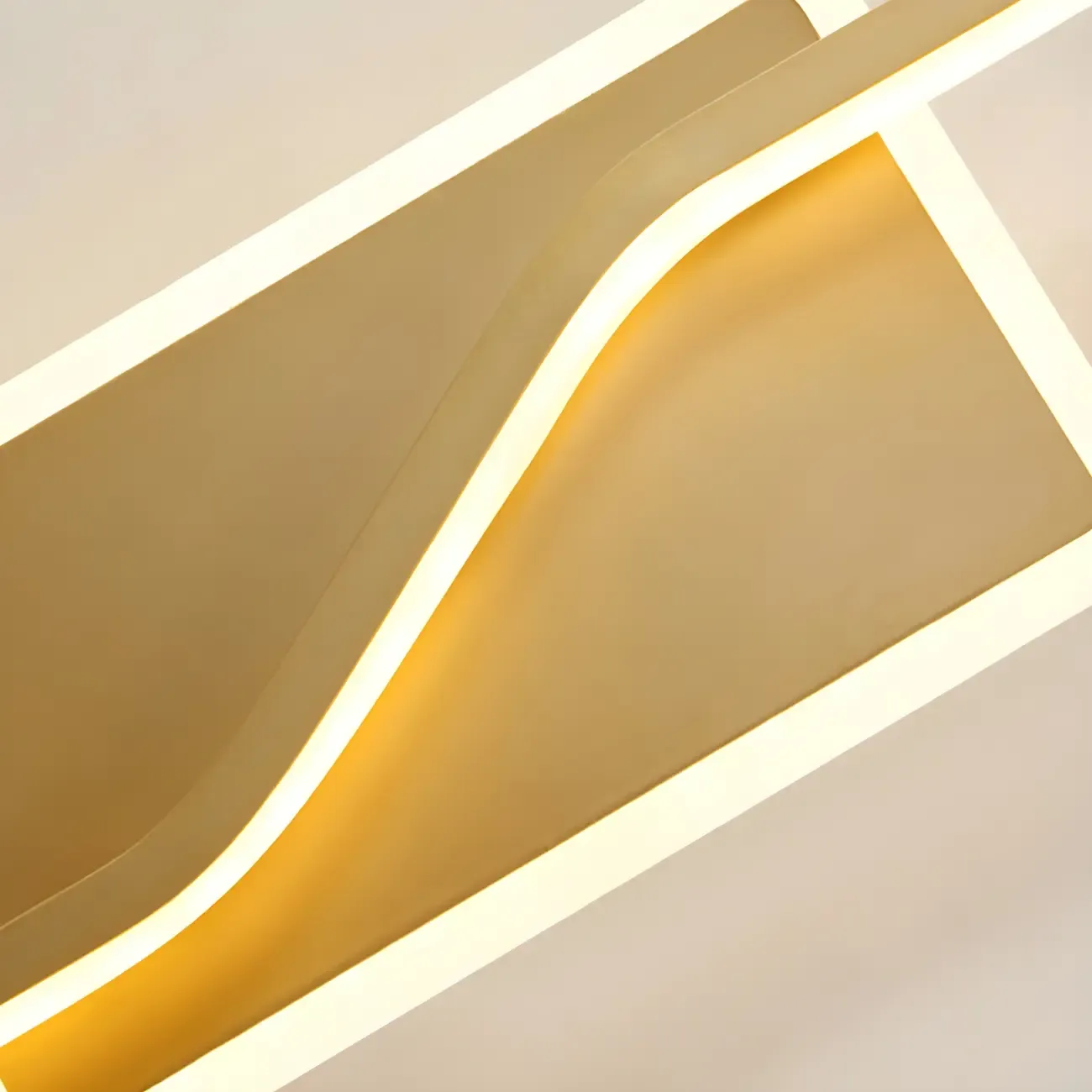 2-Light Bathroom Silica Gel Linear Gold Vanity Light Image - 10