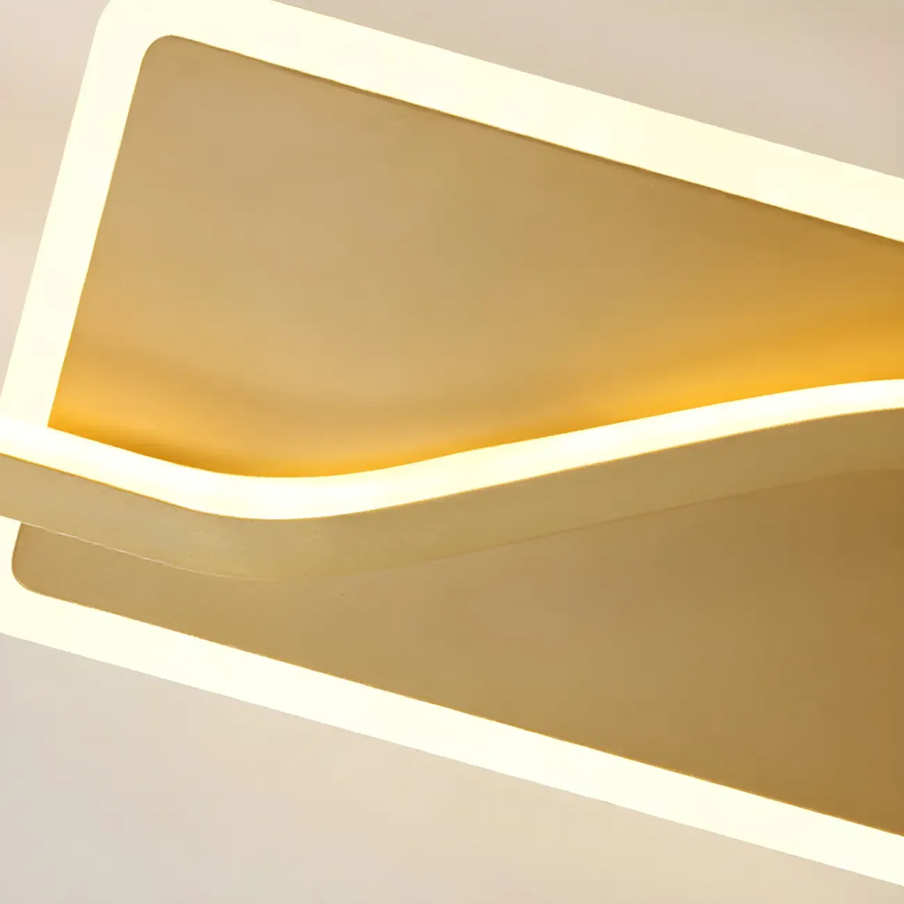 2-Light Bathroom Silica Gel Linear Gold Vanity Light Image - 12