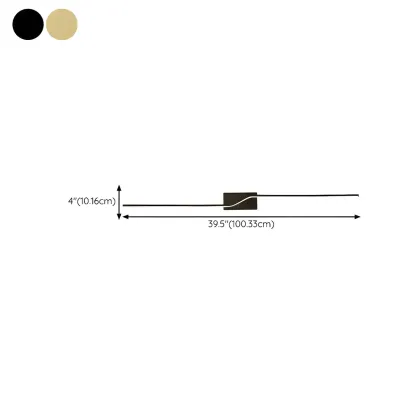 2-Light Bathroom Silica Gel Linear Gold Vanity Light Image - 22