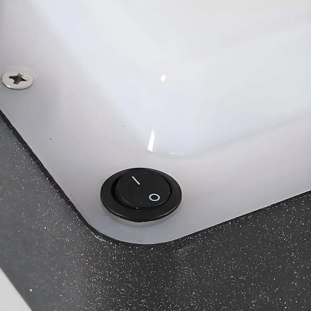 Modern Solar Black Metal Post Cap Light with Switch Image - 8