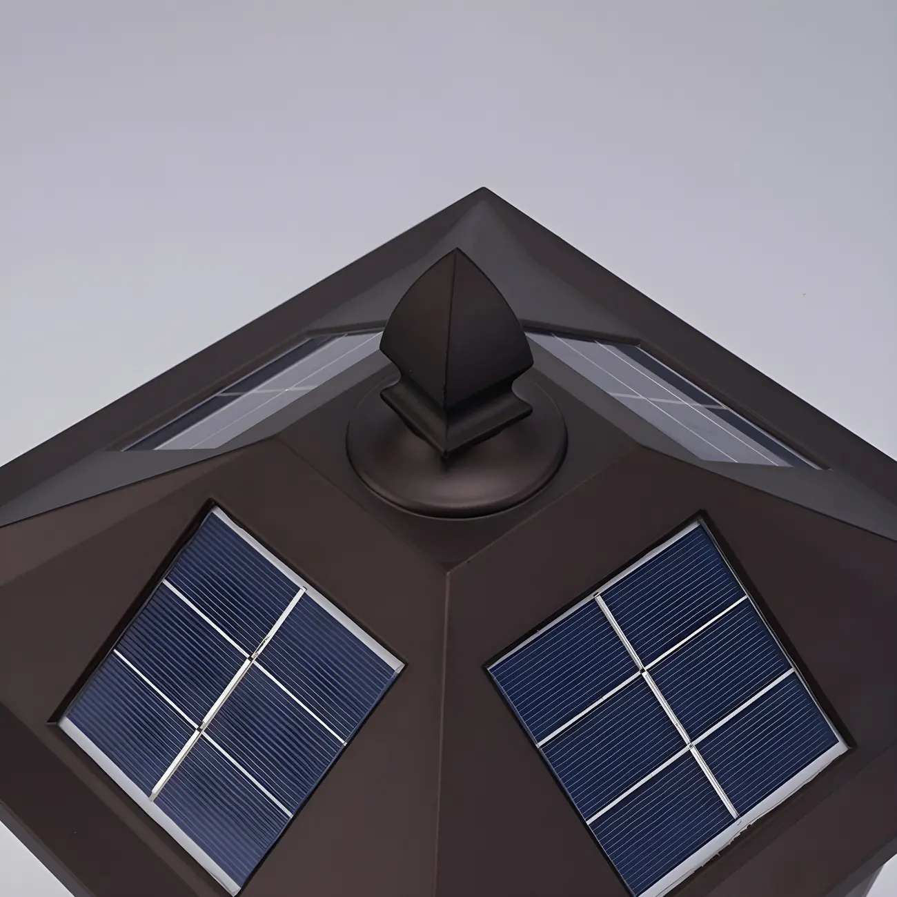 Decorative Outdoor Solar Post Light in 3 Color Light Image - 10 | homeyfad