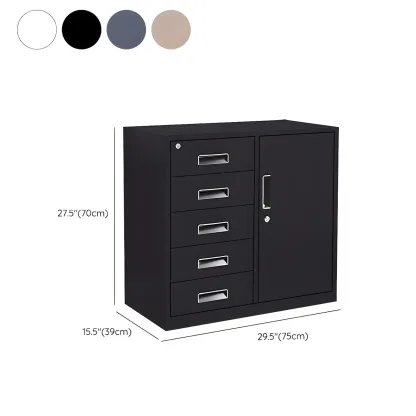 Stylish Metal Lockable Filing Cabinets with Drawer for Home Office Image - 18