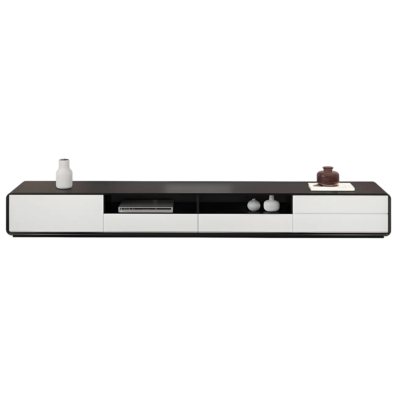 Glam Wooden Mueble Para TV Stand with Drawer for Living Room Image - 4 | homeyfad