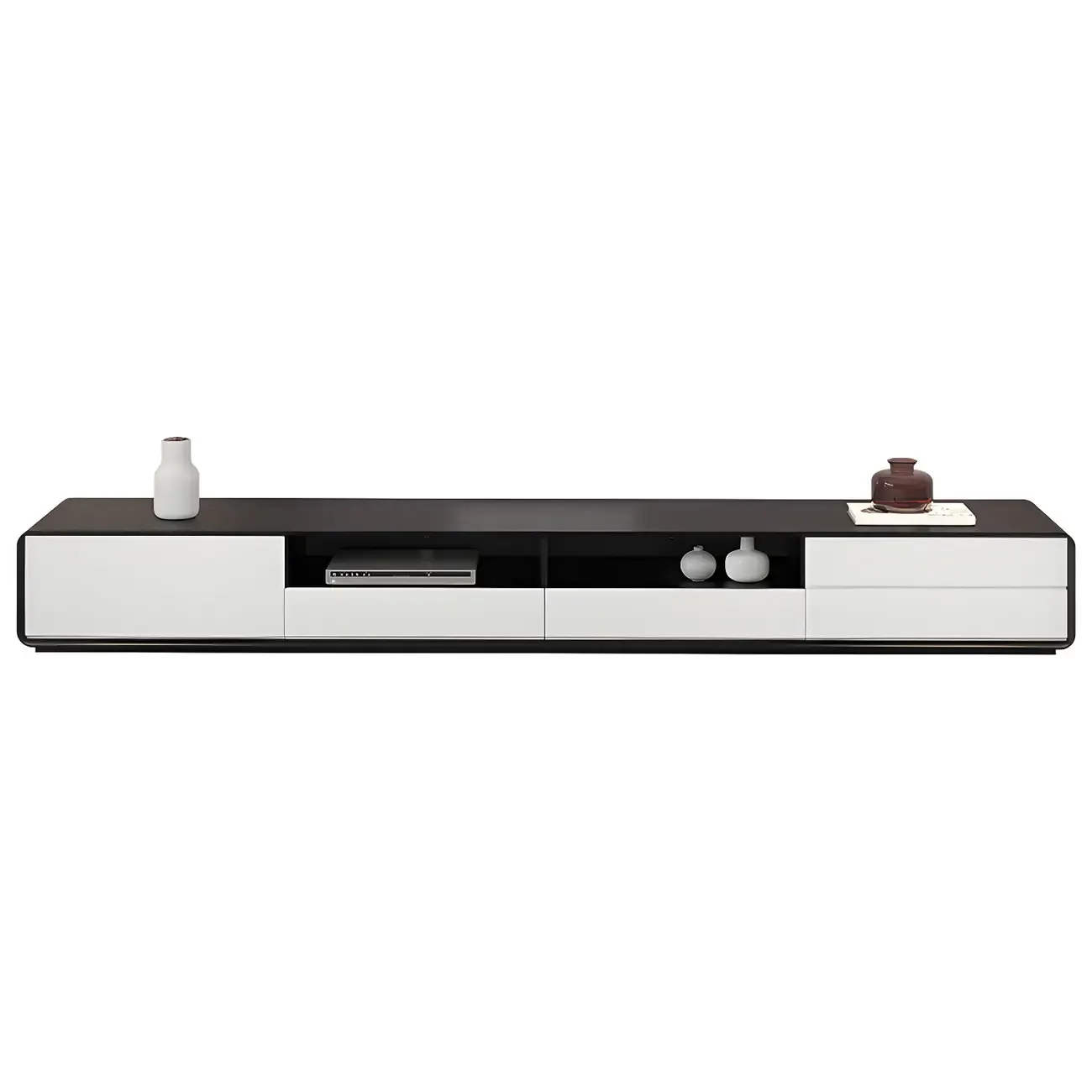 Glam Wooden Mueble Para TV Stand with Drawer for Living Room Image - 4