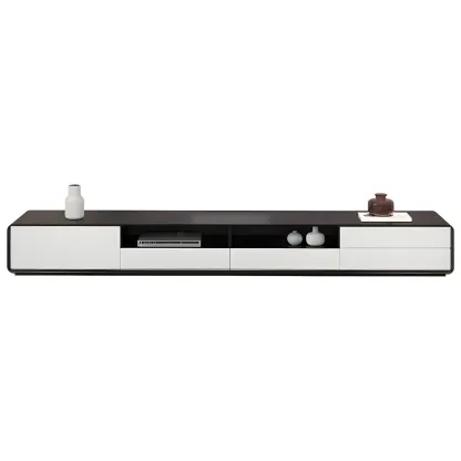 Glam Wooden Mueble Para TV Stand with Drawer for Living Room Image - 4
