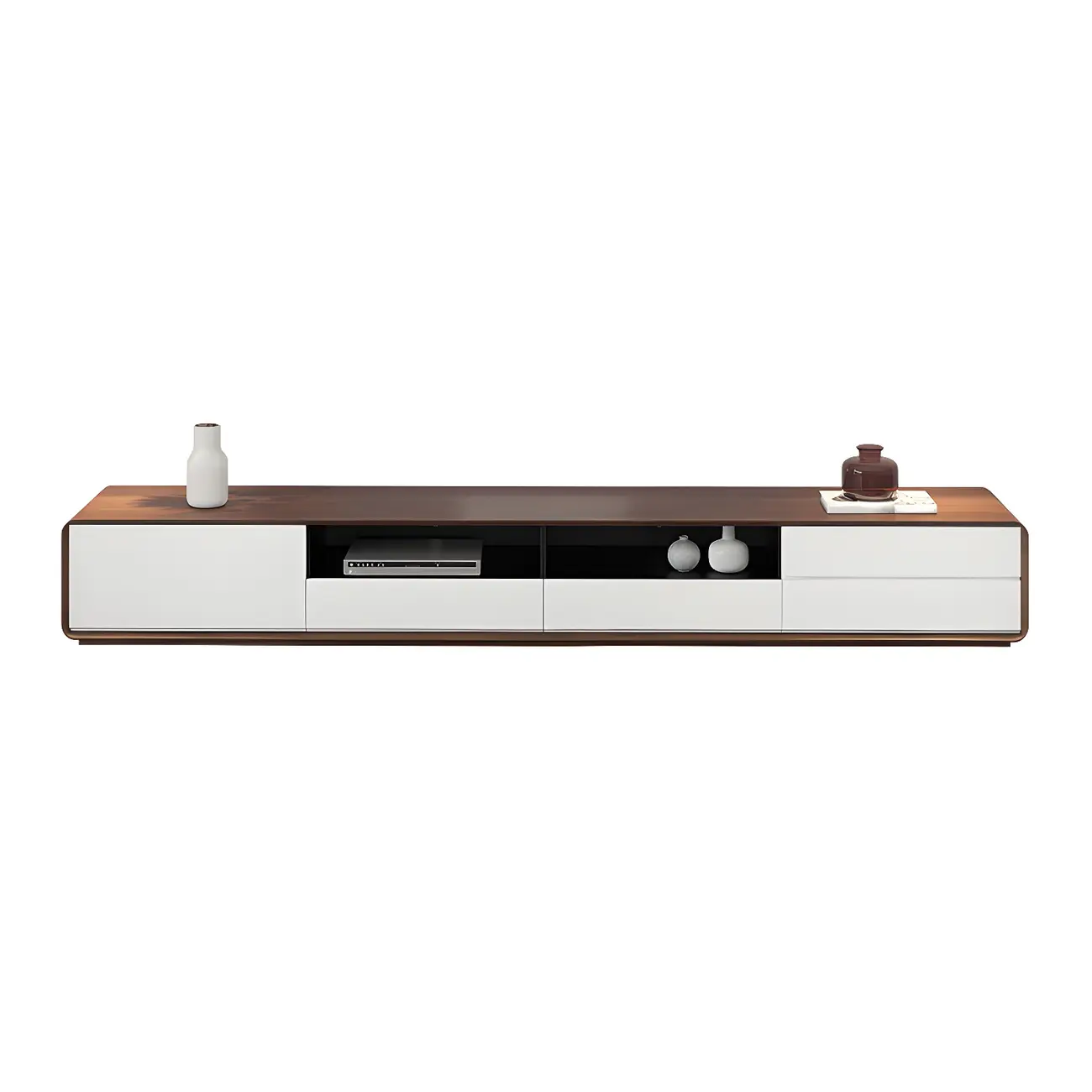 Glam Wooden Mueble Para TV Stand with Drawer for Living Room Image - 8 | homeyfad