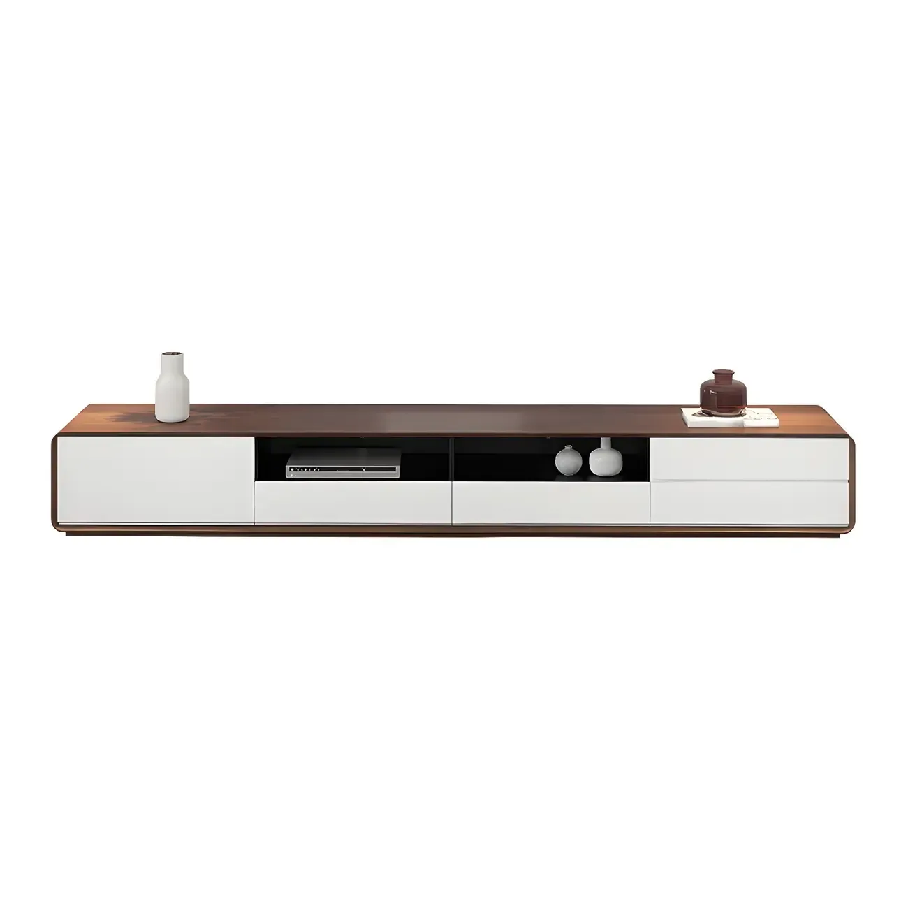 Glam Wooden Mueble Para TV Stand with Drawer for Living Room Image - 8