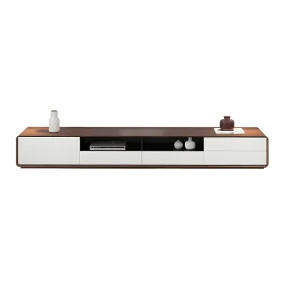 Glam Wooden Mueble Para TV Stand with Drawer for Living Room Image - 8