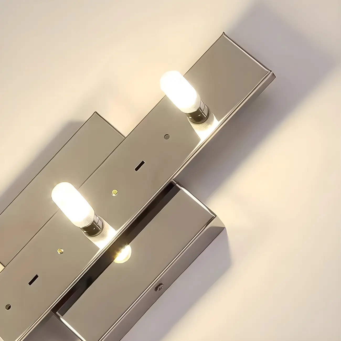 Luxury Geometric Crystal Gold Vanity Light Image - 15 | homeyfad