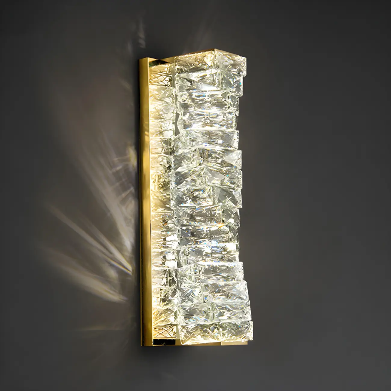 Luxurious Crystal Metal Vanity Light for Bathroom Decor Image - 5 | homeyfad