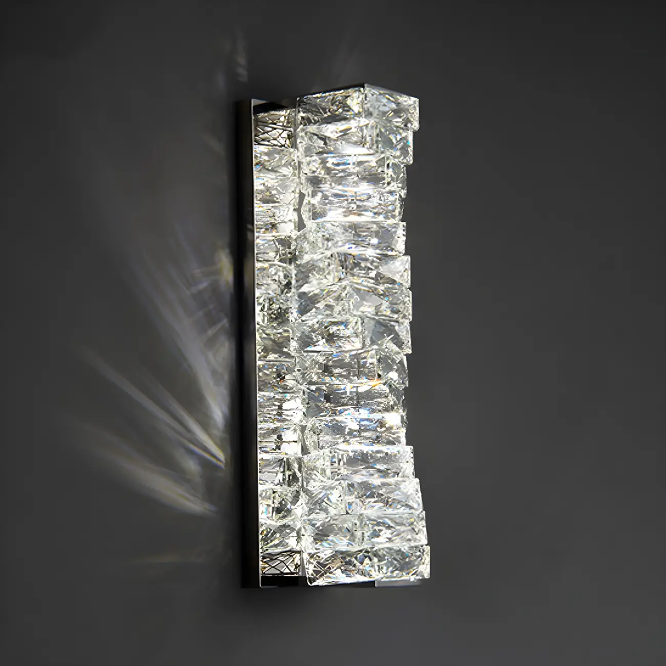 Luxurious Crystal Metal Vanity Light for Bathroom Decor Image - 6 | homeyfad