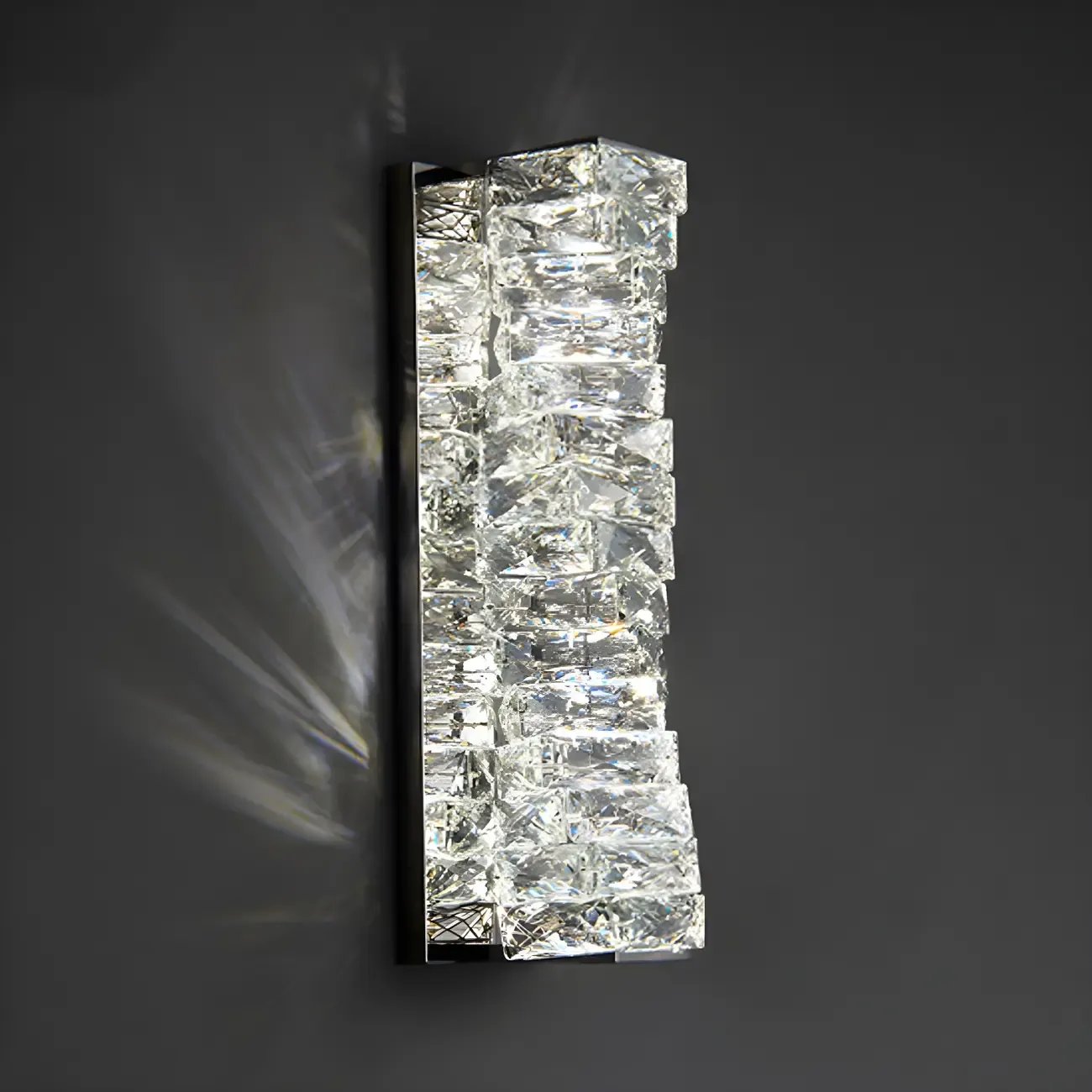 Luxurious Crystal Metal Vanity Light for Bathroom Decor Image - 6