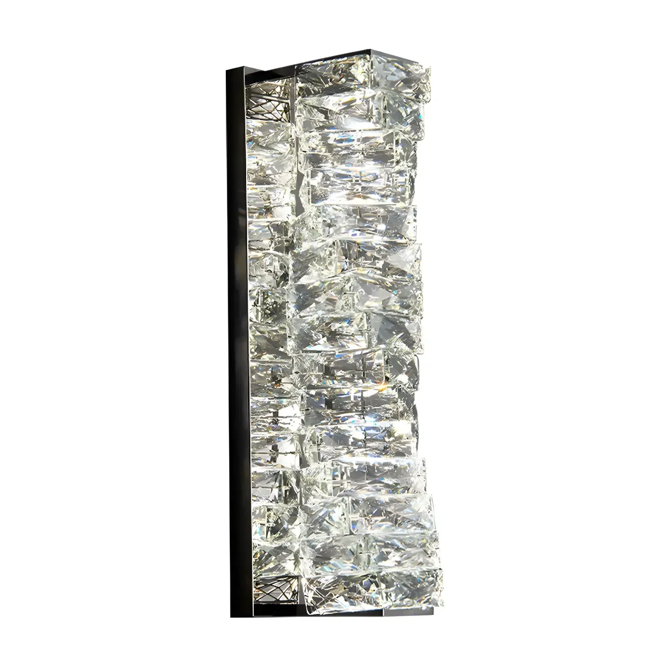 Luxurious Crystal Metal Vanity Light for Bathroom Decor Image - 8