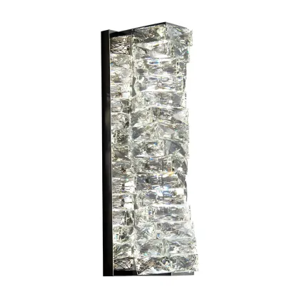 Luxurious Crystal Metal Vanity Light for Bathroom Decor Image - 8