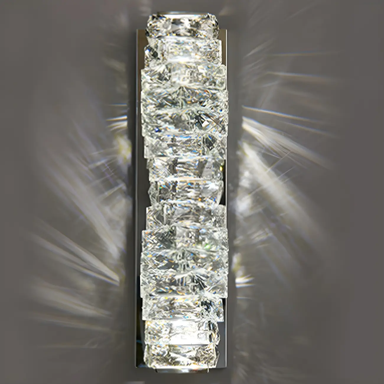 Luxurious Crystal Metal Vanity Light for Bathroom Decor Image - 10 | homeyfad
