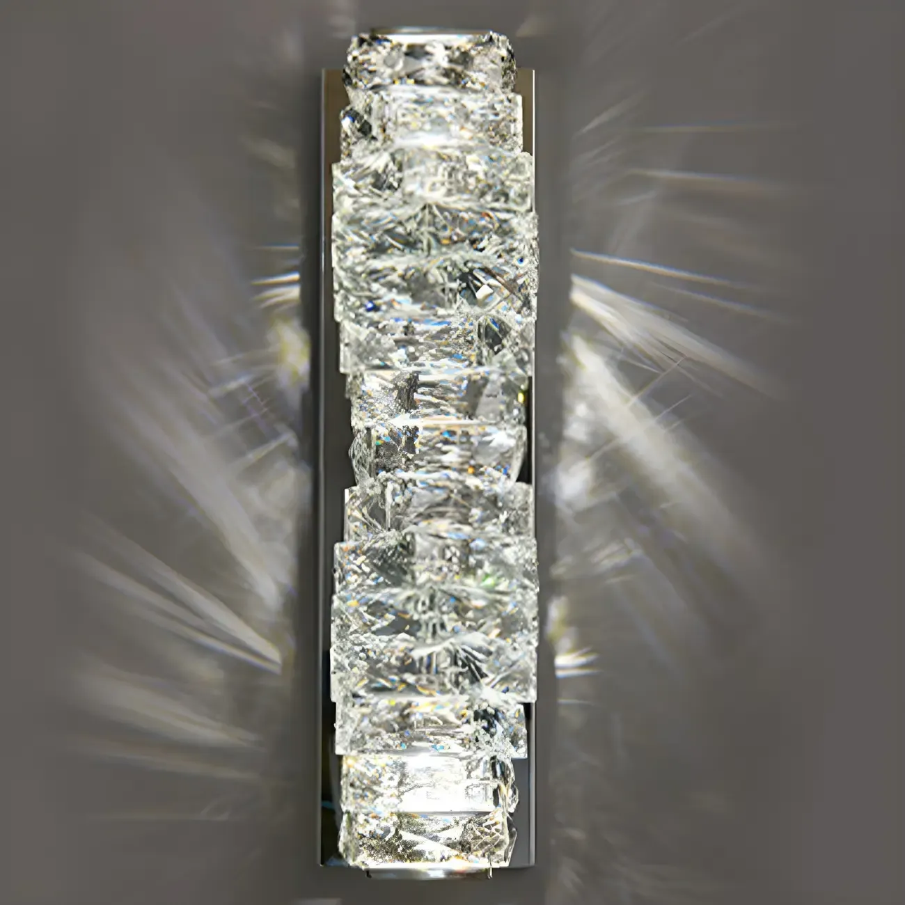 Luxurious Crystal Metal Vanity Light for Bathroom Decor Image - 10