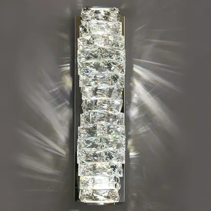 Luxurious Crystal Metal Vanity Light for Bathroom Decor Image - 10