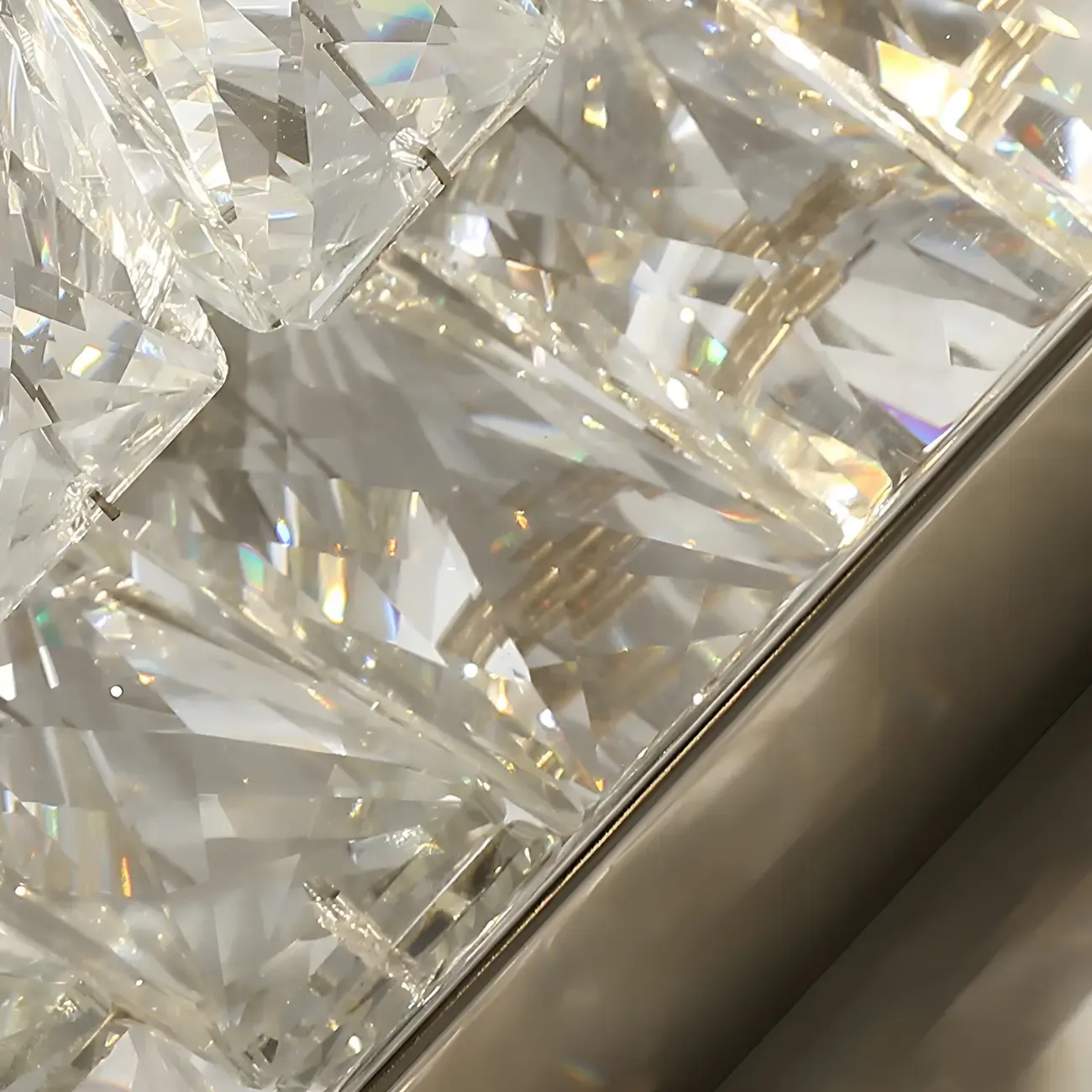 Luxurious Crystal Metal Vanity Light for Bathroom Decor Image - 12