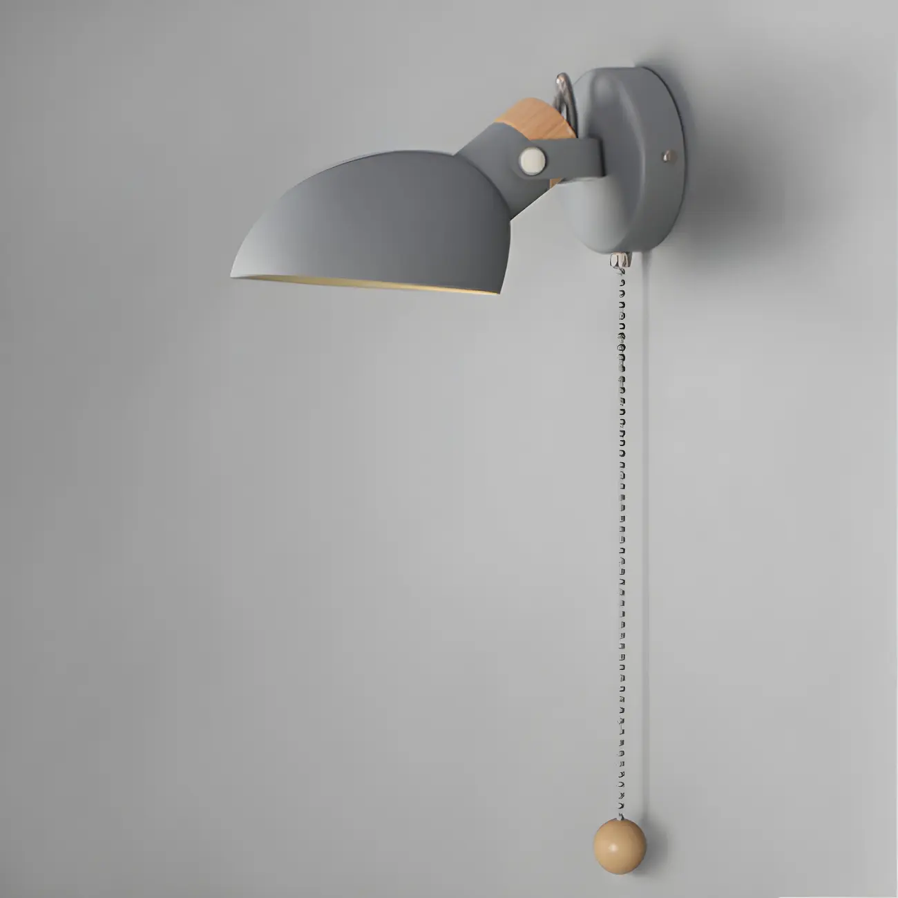 Minimalist Metal Adjustable Vanity Light with Pull Chain for Home Image - 2 | homeyfad