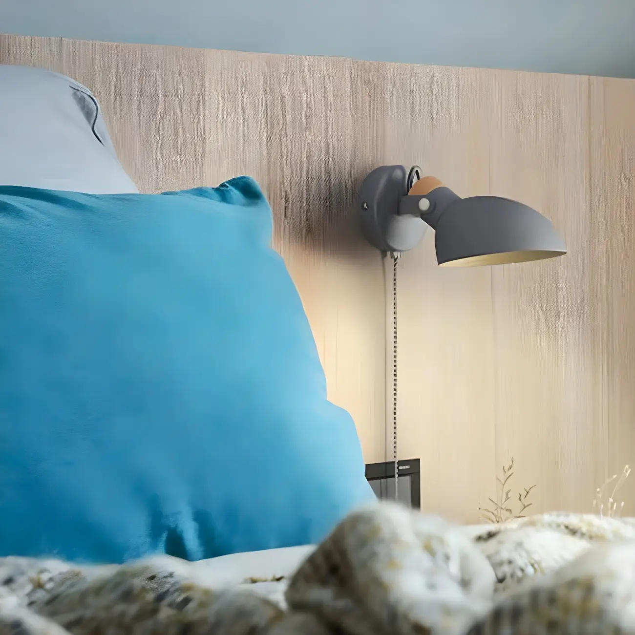 Minimalist Metal Adjustable Vanity Light with Pull Chain for Home Image - 3 | homeyfad