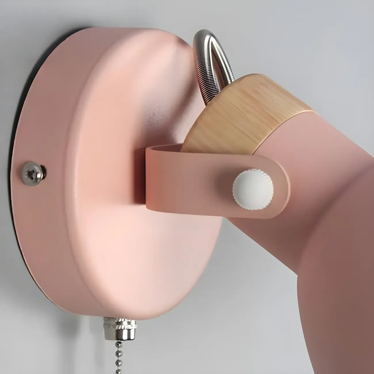 Minimalist Metal Adjustable Vanity Light with Pull Chain for Home Image - 8