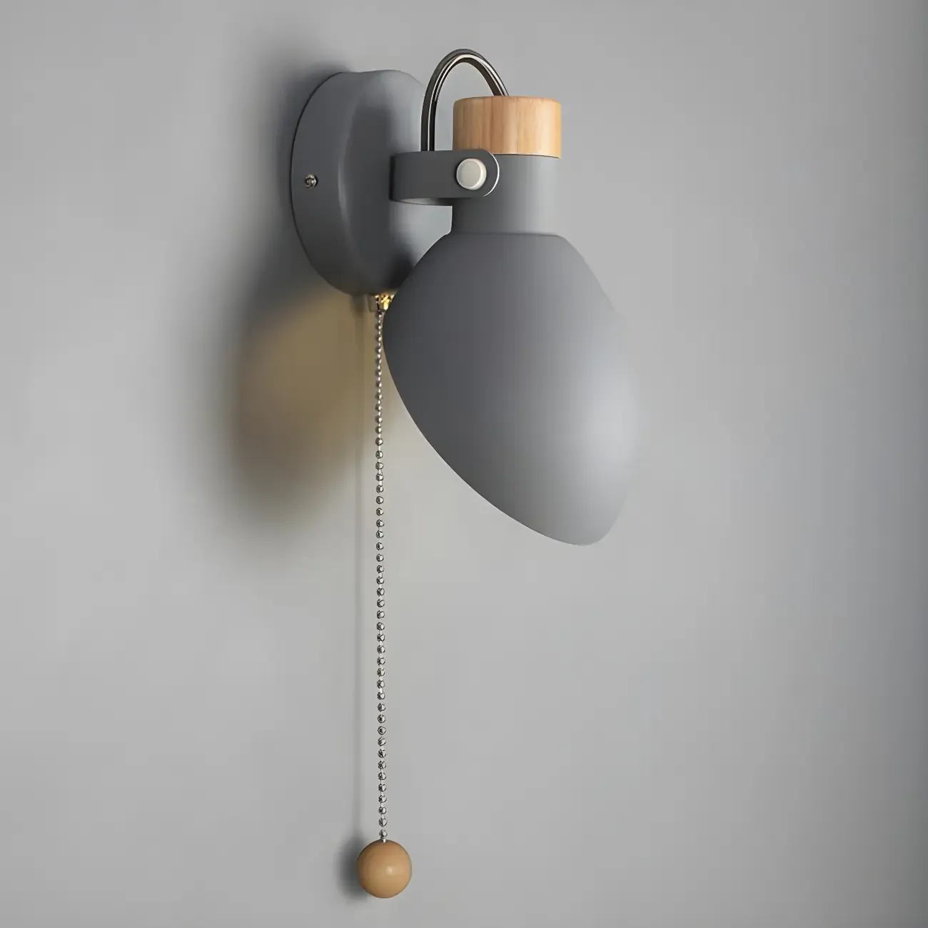 Minimalist Metal Adjustable Vanity Light with Pull Chain for Home Image - 11