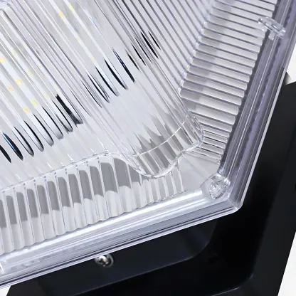 Modern Square Clear Solar Post Cap Light Image - 10