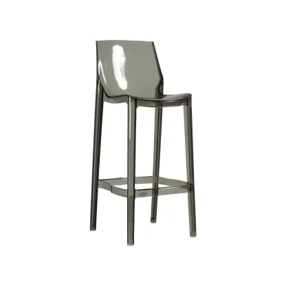 Modern Acrylic Vibrant Durable Colourful Sleek Bar Stool Image - 8
