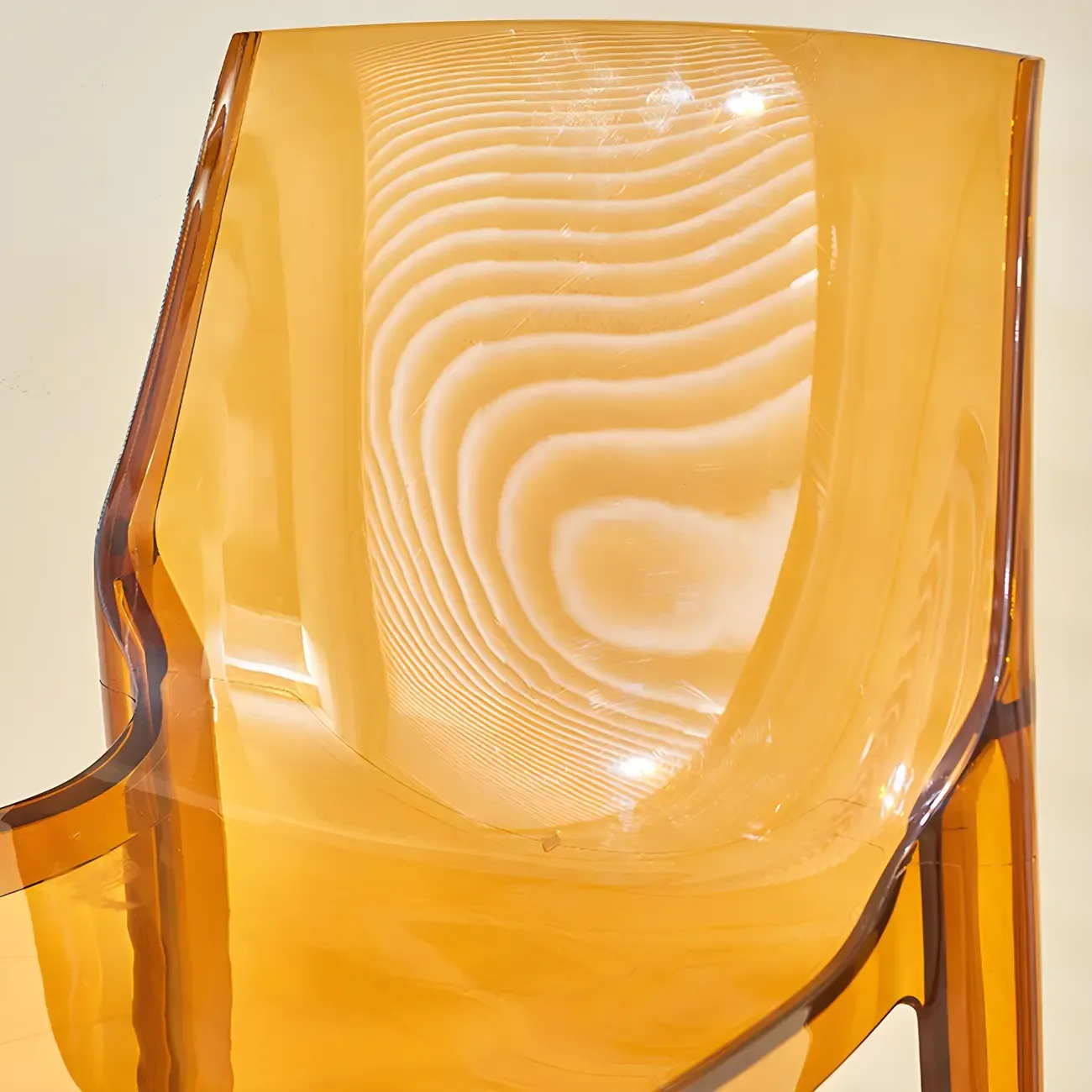 Modern Acrylic Vibrant Durable Colourful Sleek Bar Stool Image - 6