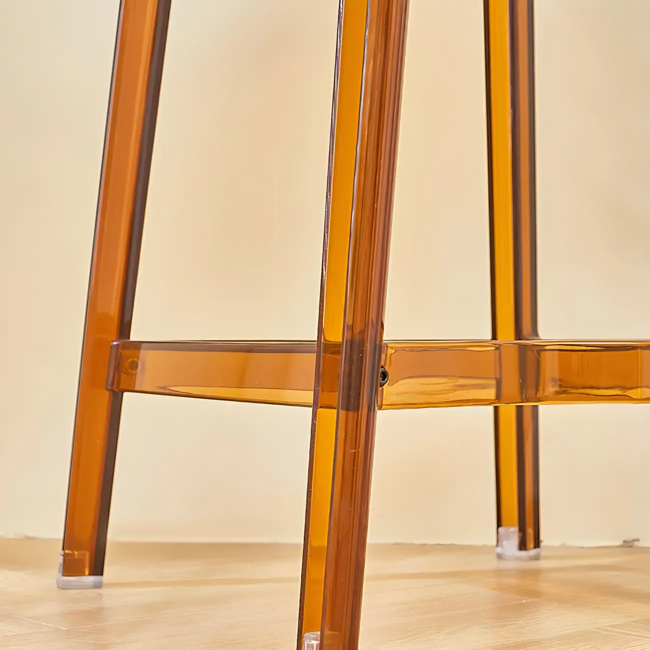 Modern Acrylic Vibrant Durable Colourful Sleek Bar Stool Image - 7