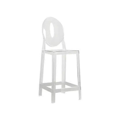 Modern Acrylic Vibrant Durable Colourful Sleek Bar Stool Image - 39