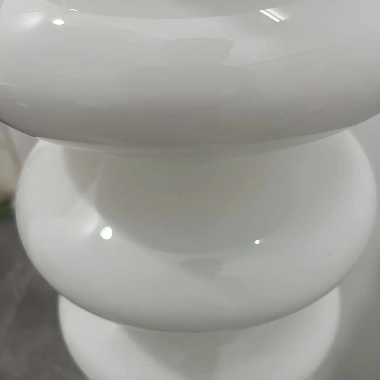 Standing White LED Glass Floor Lamp for Living Room Decor Image - 11 | homeyfad