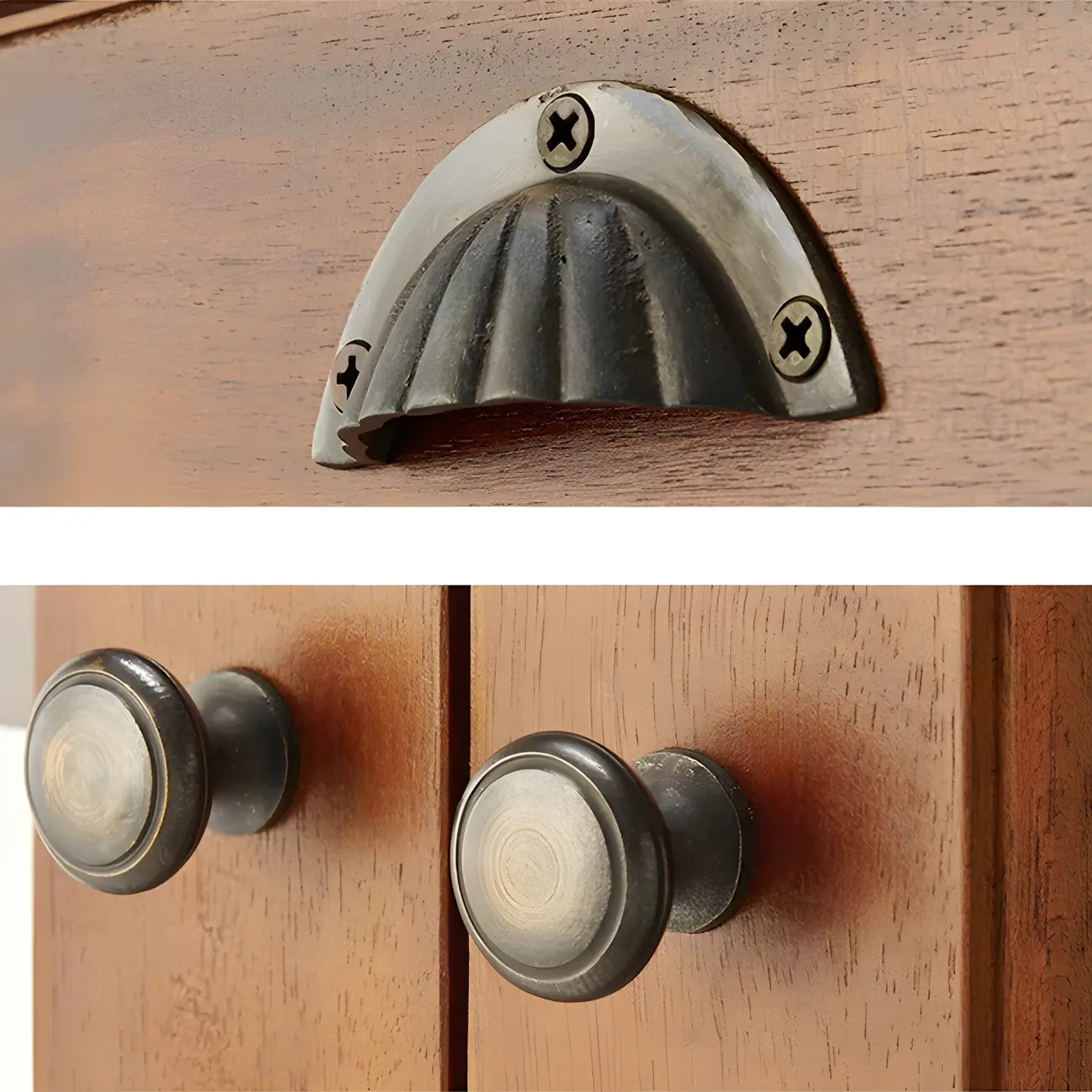 Traditional Solid Wood Display Cabinet with Glass Doors for Home Image - 10 | homeyfad