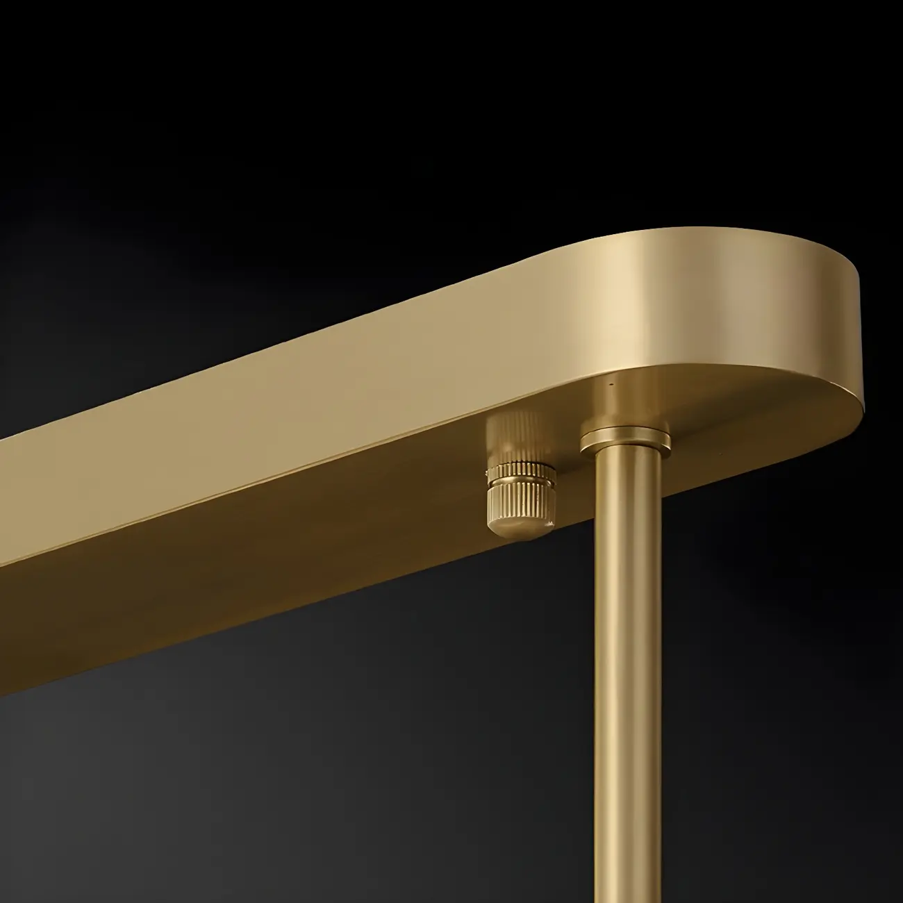 Sleek Modern Gold Rectangle LED Pendant Light Image - 10 | homeyfad