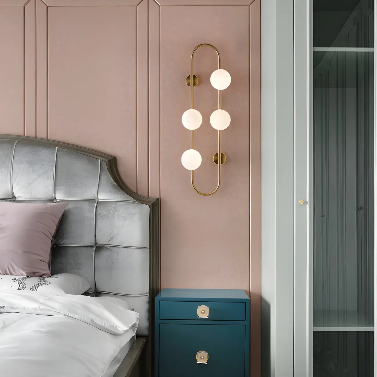 Elegant Oval Vanity Light Wall Mounted with Glass Shade for Home Image - 1 | homeyfad