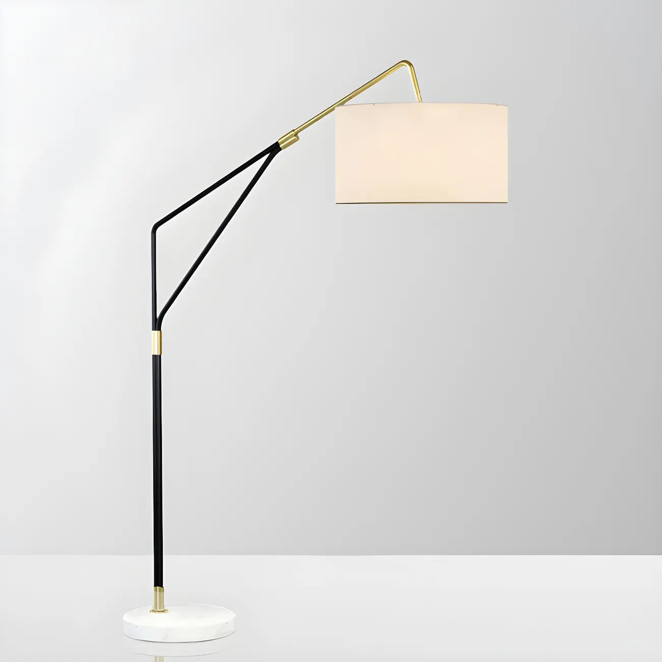 Modern Adjustable Modern White Recline LED Floor Lamp Image - 2 | homeyfad