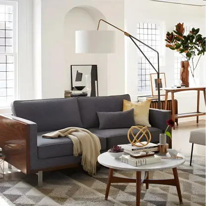 Modern Adjustable Modern White Recline LED Floor Lamp Image - 10