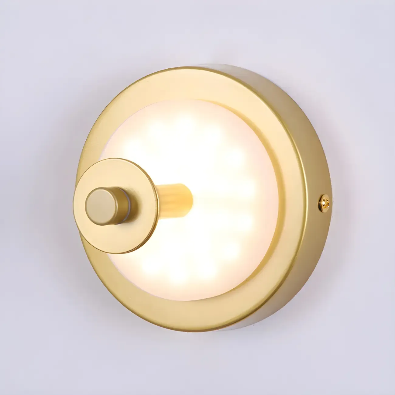 Modern Stone Acrylic LED Wall Sconce with Ambient Lighting Image - 12